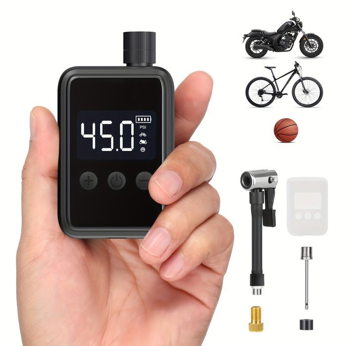 1 mini pompe électrique portable pour vélos motos et ballons