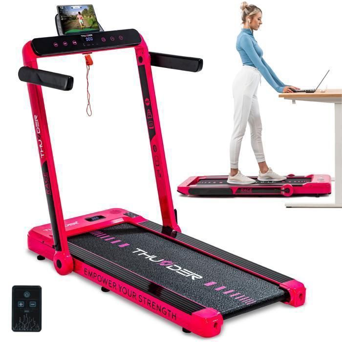 Tapis De Course Pliable 4-en-1 – Moteur 3HP, Vitesse 1-14 Km/h, écran LED, Support IPad, Bluetooth, Inclinaison 12%