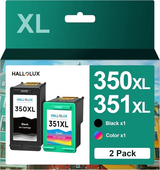 Cartouche D'encre Compatible HP 350/351 XL - Haute Capacité - Pour Imprimantes HP - Neuve Sous Blister