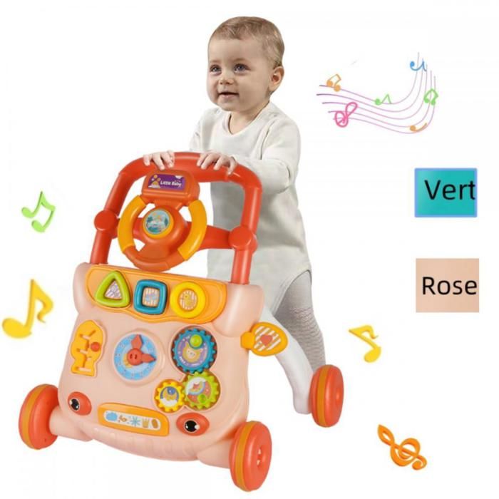 Baninni Trotteur Bébé 2 En 1 Totti Gris, - Puériculture