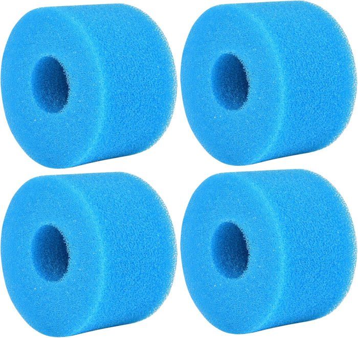 Lot De 6 éponges Filtrantes Lavables Pour Piscine Intex Type II 58094 - Réutilisables, économiques