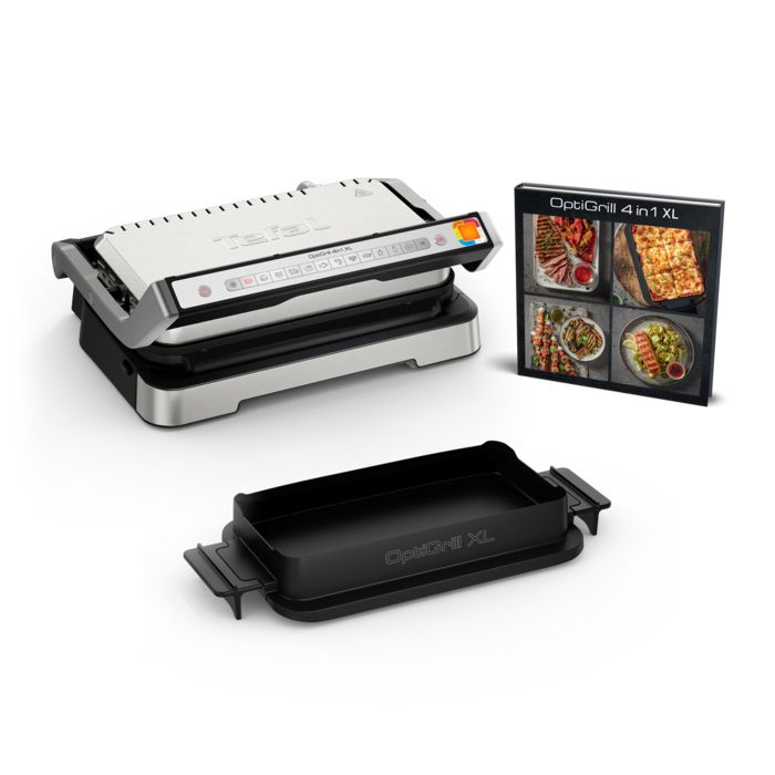 Tefal Optigrill 4 en 1 Grill intelligent 12 programmes GC784D10