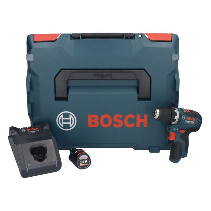 Bosch GSR 12V 35 Professional Perceuse visseuse sans fil 12 V 35 Nm Brushless + 1x batterie 3 0 Ah + Boxx sans chargeur - vue 2
