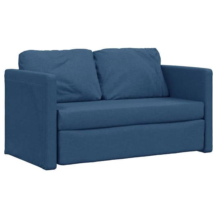 Sofa lit 2 en 1 JILI Canapé-lit - 1/2 places - bleu 112x174x55 cm tissu SS462