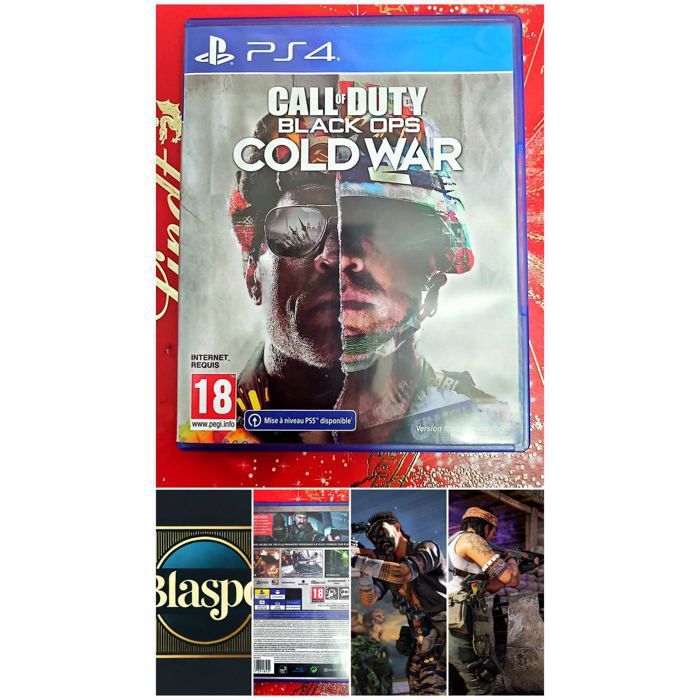 Activision Call Of Duty Black Ops Cold War – Jeu PS4 – Fps – Version Française – Pegi 18