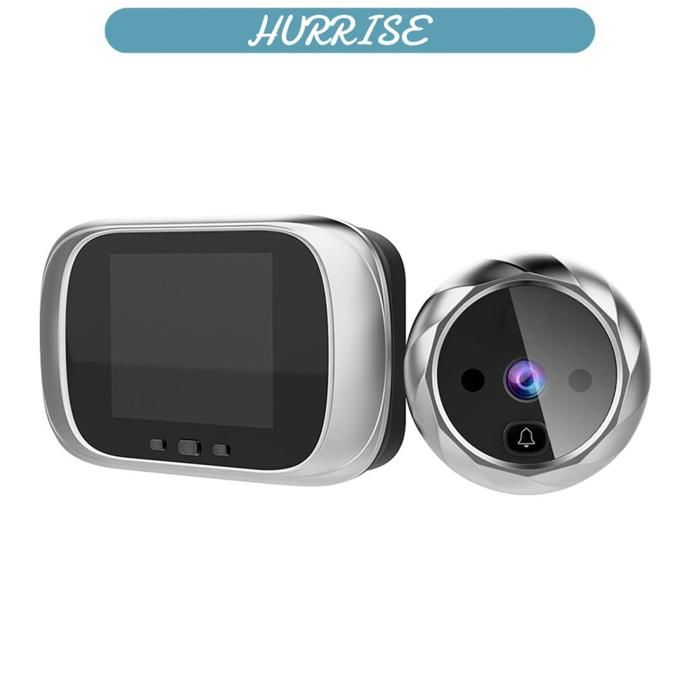 Sonew Visionneuse de porte numérique Judas de porte numérique caméra de porte sonnette écran LCD quincaillerie portail Or - vue 2
