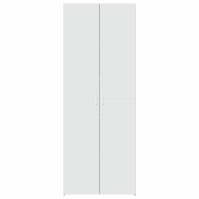 Buffet bahut - Buffet haut blanc 70x42 5x185 cm - Bois dingénierie - Enfilade de rangement 5634931459
