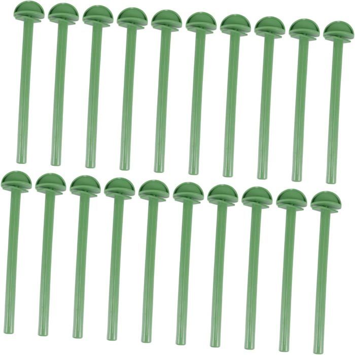 Lot de 20 poteau debout pour oiseaux en plastique perchoir pour le repos du perroquet perroquet perroquet (plastique)