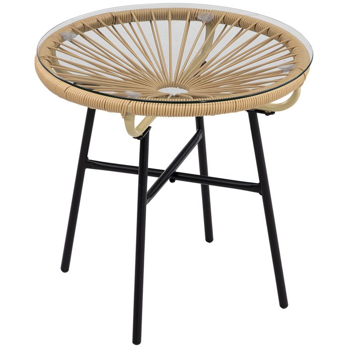 Dimensions 50x50 cm design solide et sécurisé table de jardin couleur rouge idéal pour maison salon chambre décoration intérieure