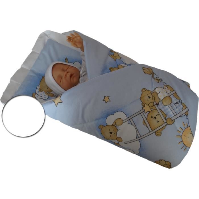 Couverture d'emmaillotage à jambe fendue pour nourrissons Sac de couchage Couverture en peluche ultra-douce Couverture d'emmaillotage pour nouveau-né Couverture de couchage pour bébé