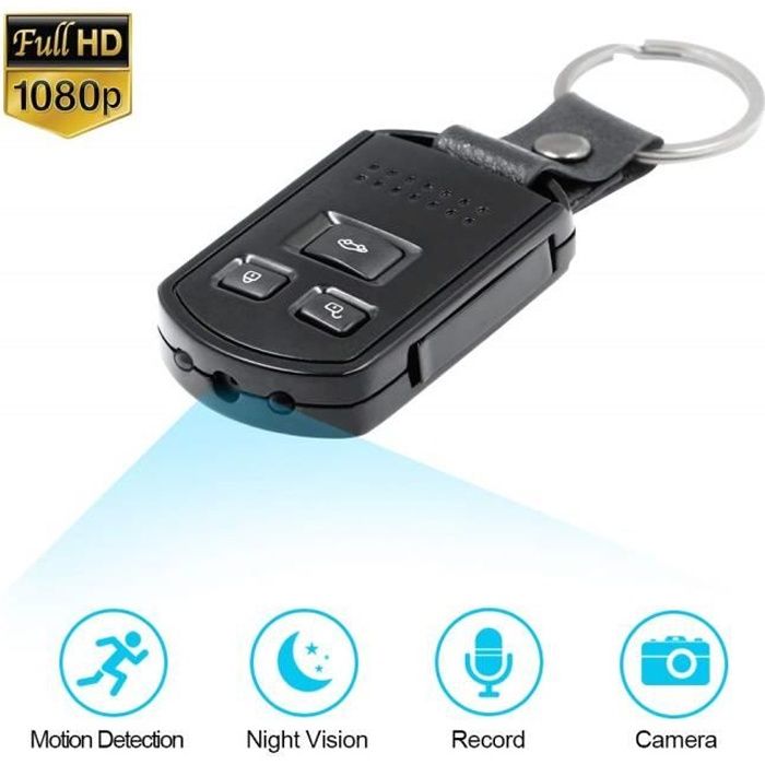Mini Camera Espion Cachee Cle De Voiture D Espion Camera Keychain