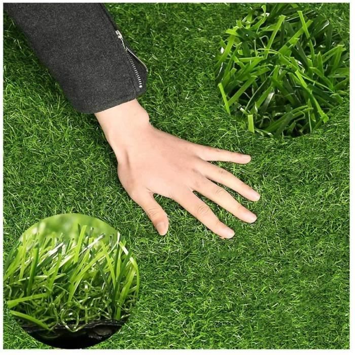 1 Rouleau Faux réaliste de Gazon Gazon synthétique Herbe Tapis Gazon