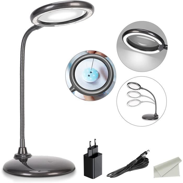 Mapille 10X Loupe Avec Lumière Et Support, LED Lampe De | FindTheDeal