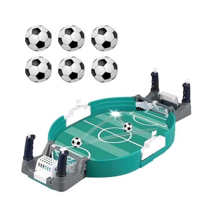 Mini Babyfoot De Table – Jeu De Société 2 Joueurs, 6 Balles, 41 Cm – Cadeau Enfant Adulte Fête