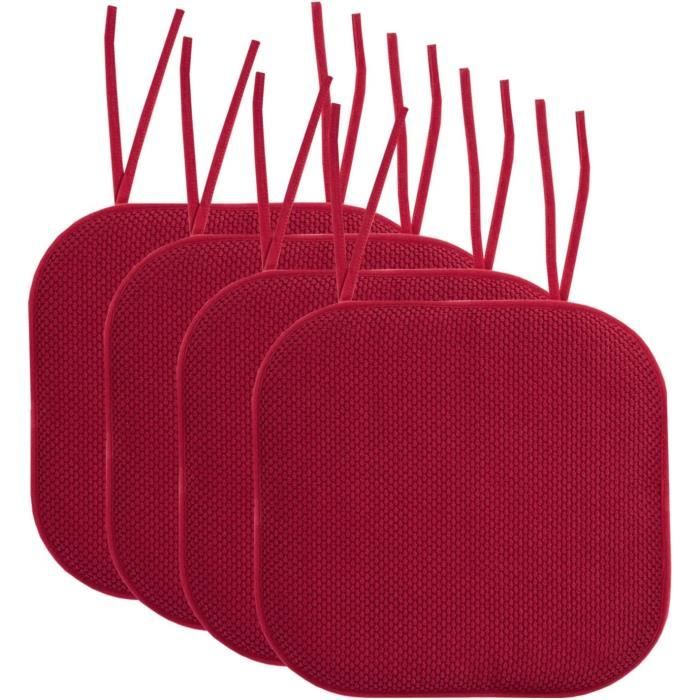 GOFORIT Lot De 2 Coussins De Chaise De Salle à Manger En Mousse à