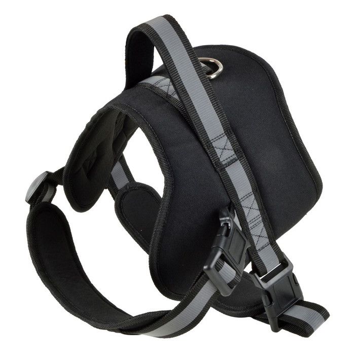 Harnais Chien XL Réglable Essentiel 115cm Noir