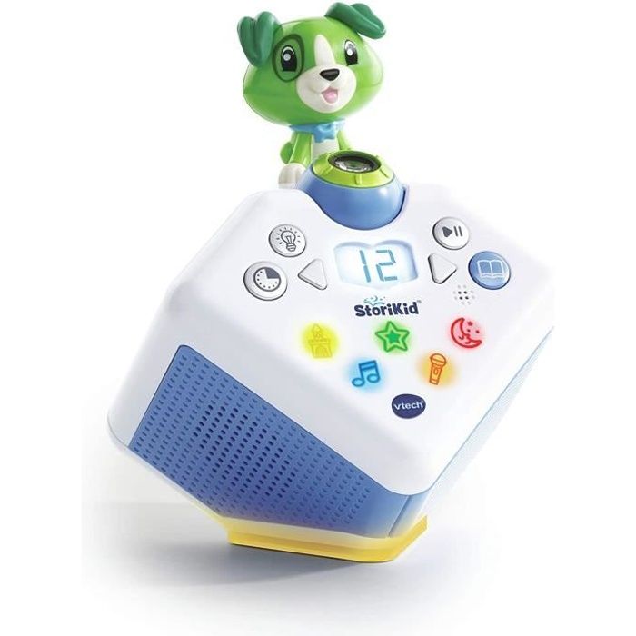 VTech - StoriKid Bleu, Conteur d'Histoires Interactif : Achat occasion | Jeux musicaux VTech 3 ans (94-102 cm) Neuf, avec étiquette