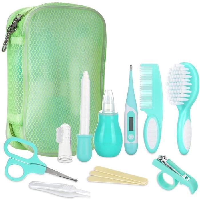 10pcs Trousse De Soin Bebe Naissance Set De Toilette Bebe Confort Sans Bpa Non Toxique Thermometre Lime A Ongles Clip Booger Et D Au Achat Vente Coupe Ongle Bebe 2008333010107 Cdiscount