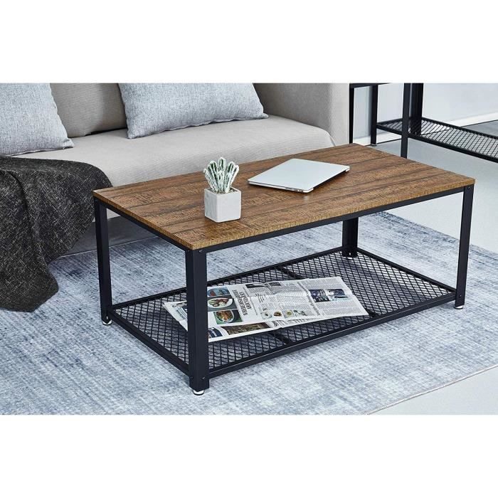 Table De Salon De Style Industriel Achat Vente Pas Cher