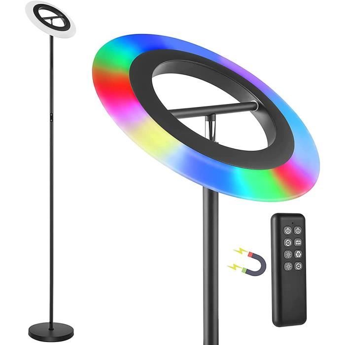 Lampadaire LED RGB filaire salon et gaming, synchronisation sonore