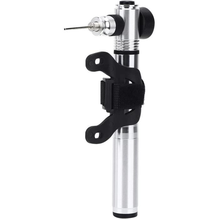 Mini Pompe à Vélo Aluminium – Double Valve Presta/Schrader, 100 PSI, 20 Cm, 139 G, Fixation Cadre Incluse