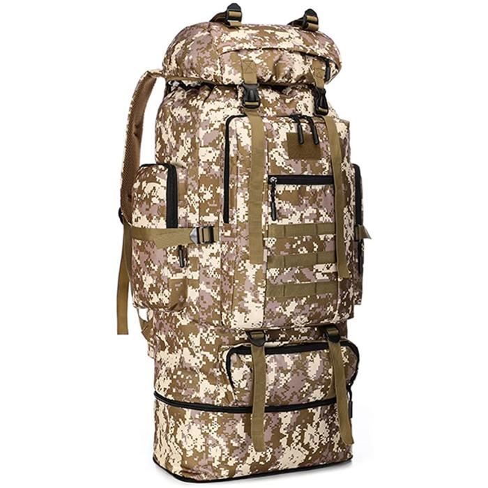 Sac à Dos de Randonnée 70-100L Sac de Trekking 600D Oxford Grande Capacité étanche Escalade Randonnée Camping Voyage Sports de Plein - Sport