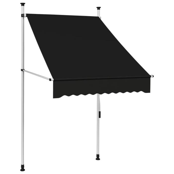 Store Banne Manuel De Jardin Terrasse Auvent Manuel Retractable 100 Cm Anthracite Achat Vente Store Store Banne Store Banne Manuel De Jardin Cdiscount