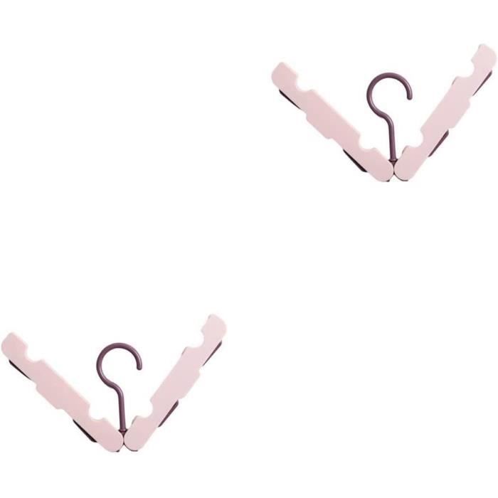 80 Cintres Pour Poupées – 8 Styles Rose, Plastique, Pour Vêtements De Poupée, Organisateur Miniature