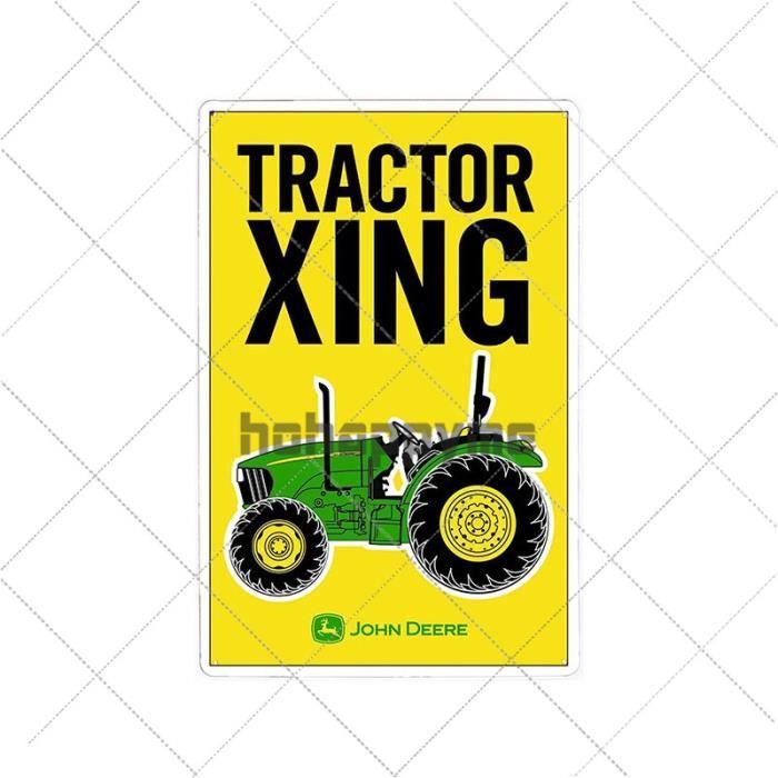 garage mariage café maison Tracteur Xing Plaque murale rétro en aluminium pour bar