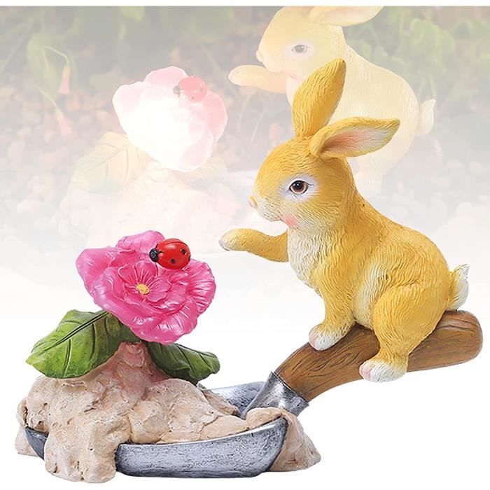 Lapin Dansant Solaire – Figurine à Tête Qui Bouge Pour Voiture, Bureau Ou Déco – Fonctionne Sans Pile