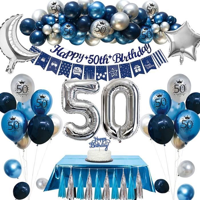 Ballon Decoratif Decoration Anniversaire Homme 50 Ans Anniversaire Homme Ballon 50 Ans Bannieres De Joyeux Anniversaire Ballon 53 Cdiscount Maison