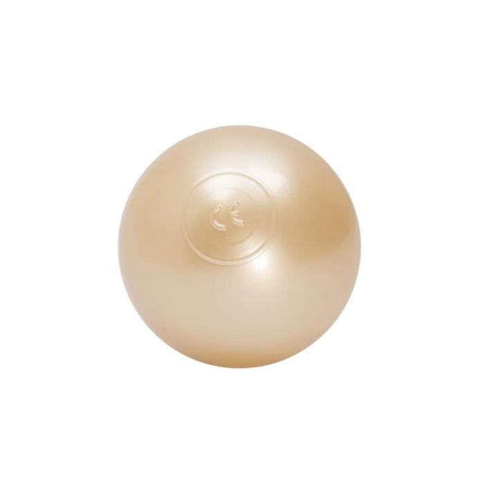 MISIOO 200x Balle pour Piscine à Balle - Coloré Billes Enfant - Jouet Bebe - Balle Ø 6 cm - Or