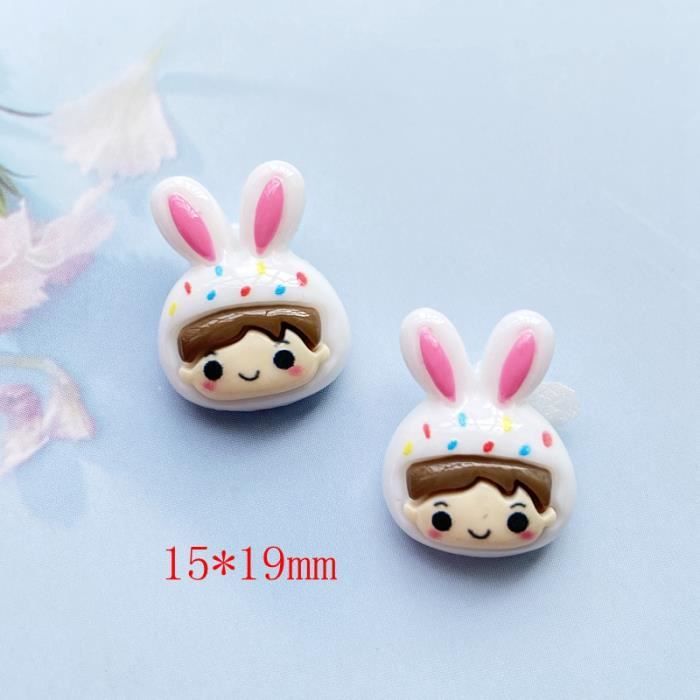 10 Cabochons en Résine Cartoon Pizza Lapin Frites | Dos Plat - DIY, Décoration Téléphone, Loisirs Créatifs KAWAHIP - KAWAII FAVIE 10 Cabochons en Résine Cartoon Pizza Lapin Frites | Dos Plat - DIY, Décoration Téléphone, Loisirs Créatifs KAWAHIP - KAWAII FAVIE