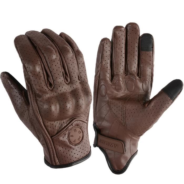 Achetez des gants de paintball tactiles en cuir colorés pour