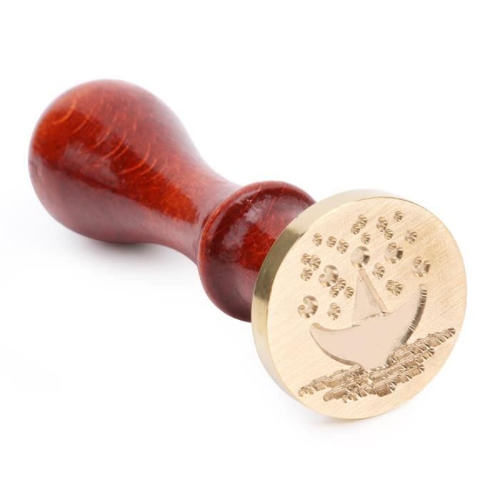 Craspire Cire Sceau Tampon Fleur De Cerisier, Motif De Fleur De Timbre De Cire à Cacheter