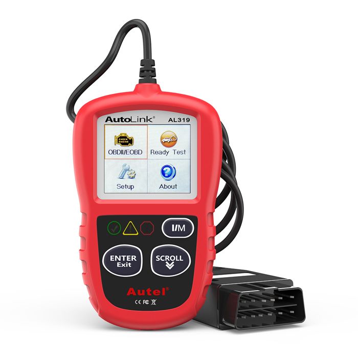 AUTEL AL319 Valise de Diagnostic Auto OBD2 Outils - Lecteur de Code Un-Clic - Multimarque - Menu en français