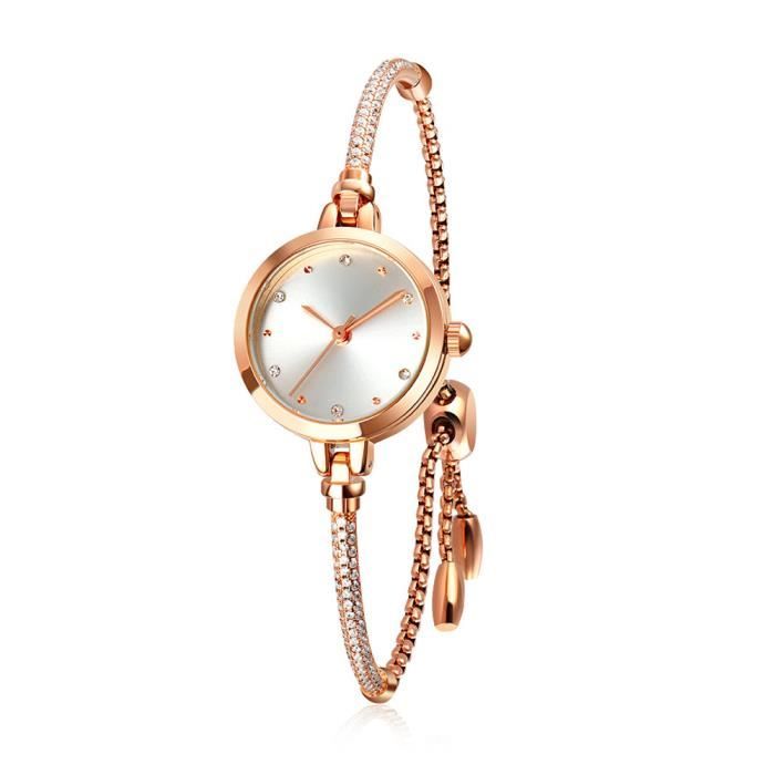 Montre femme shop bracelet fin