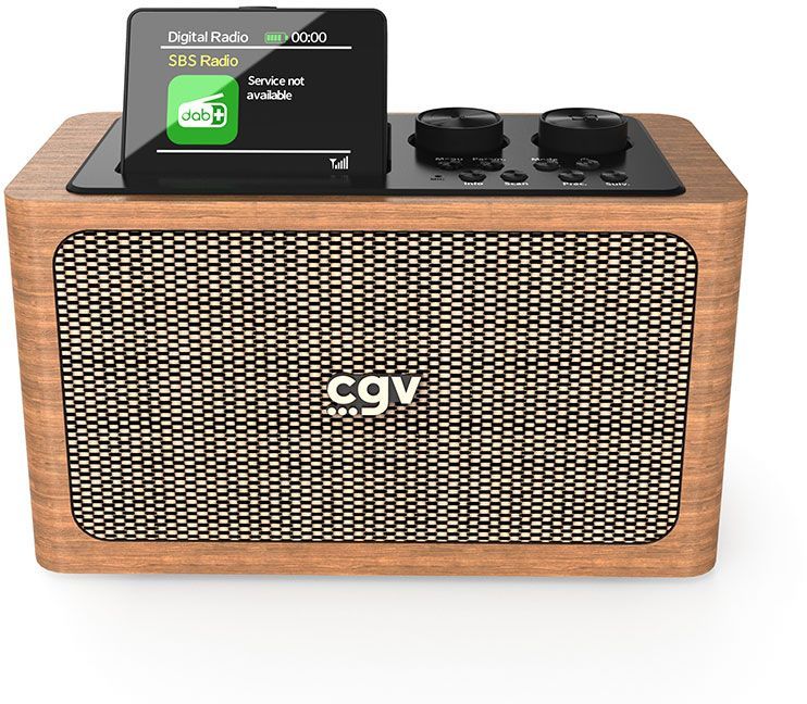 Radio CGV BeBop DAB+ – Portable, Bluetooth, 2x10W, Écran Couleur - vue 5