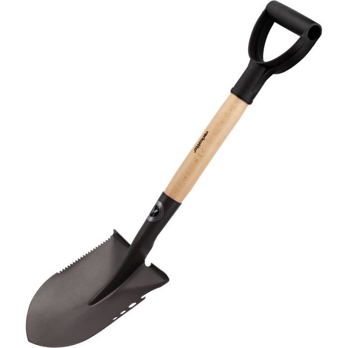 Pelle Fiskars 131.7cm - Acier Bore, Poignée SoftGrip, Largeur 23cm