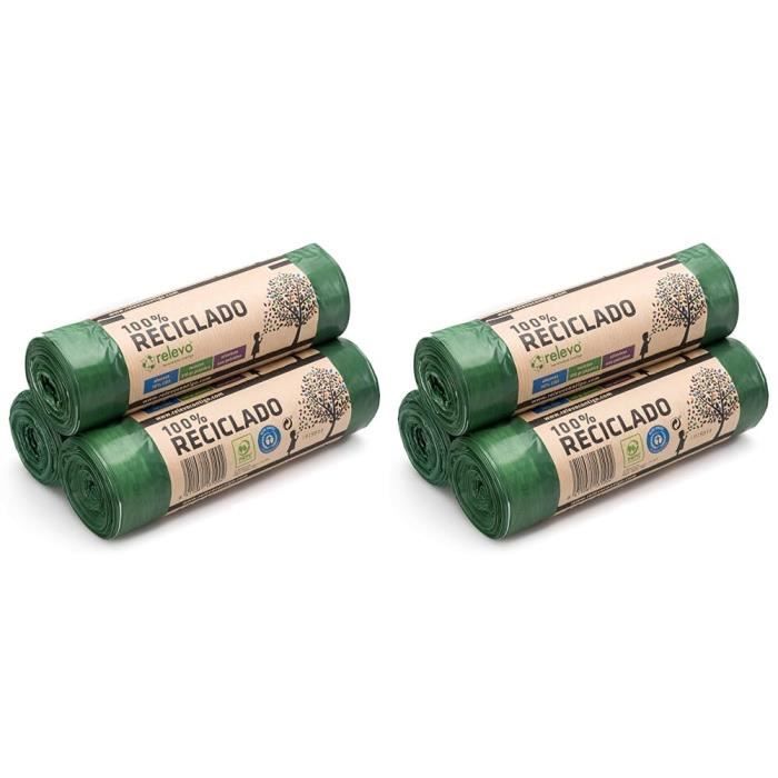 Très Résistant Sacs Poubelle 100% Recyclés, Très Résistant 30L, 45 Pièces (Lot De 2 ...