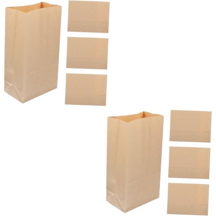 Lot de 1000 Sacs fruits 3 kg kraft + fenêtre Lot de 1000 Sacs fruits 3 kg kraft + fenêtre