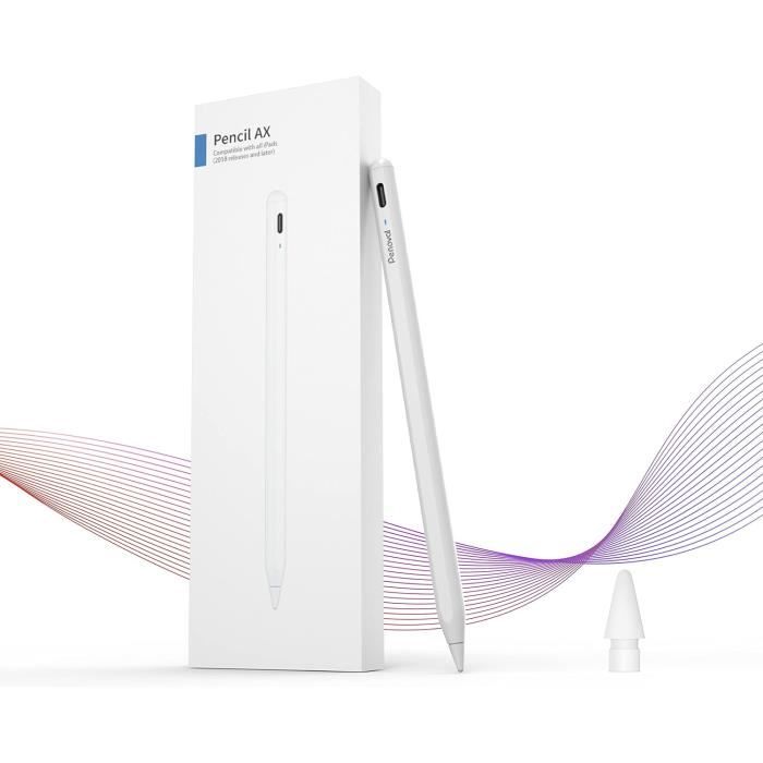 Stylet IPad Compatible 10e Génération Et Modèles Récents - Sensibilité Pression Et Inclinaison - Rejet Paume