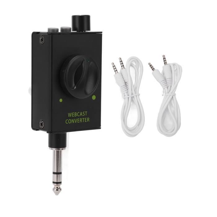 Adaptateur Audio Pour Streaming - Double Carte Son, Résolution 32 Bits/384 KHz - Alliage Aluminium, Compatible IOS/Android, Avec Port De Charge