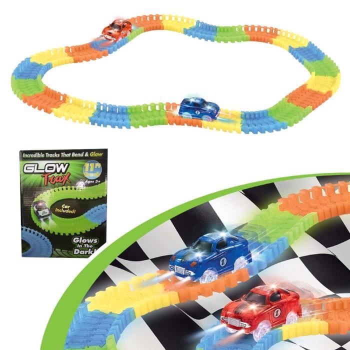 Magic glow tracks racing online set