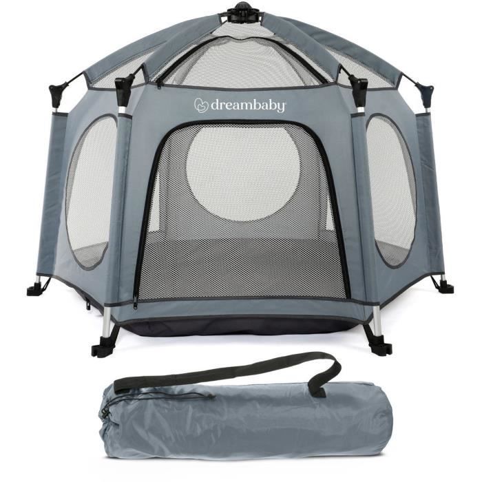 Adventure Parc Pop-Up - DREAMBABY - Tissu avec sac de transport - Housses anti-UV (utilisation extérieur) - Ø 13 m - H1 m
