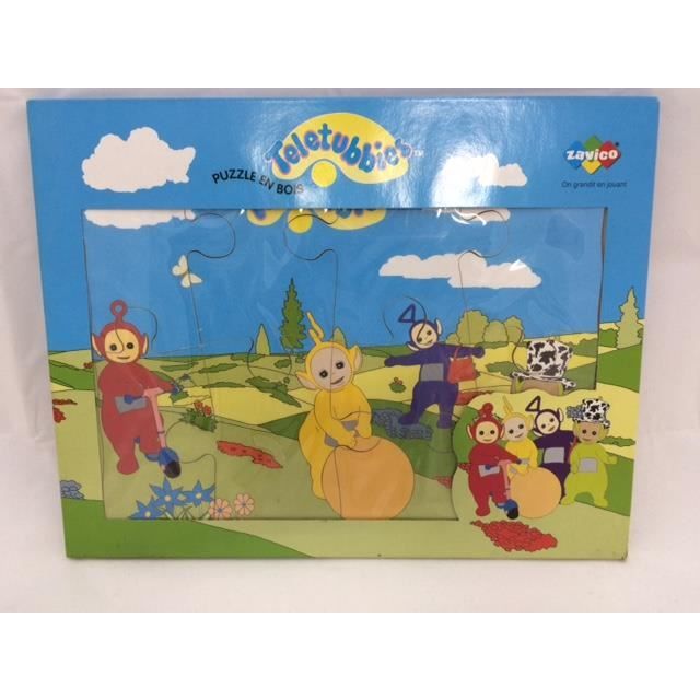 puzzle en bois teletubbies - easykado - 8 pièces - dessins animés et bd - mixte - adulte
