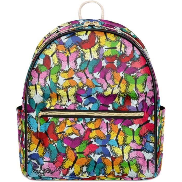 Mini Sac à Dos Femme Avec Nœud Papillon Et Pois - Convertible, Léger, Idéal Shopping Et Voyage - 3