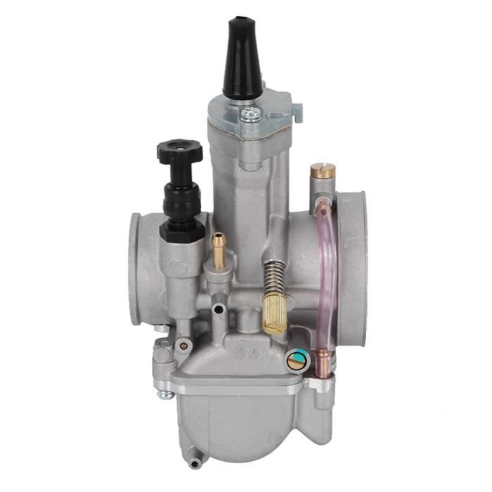 EJ.life Carburateur de remplacement Carburateur PWK 34 mm pour motos