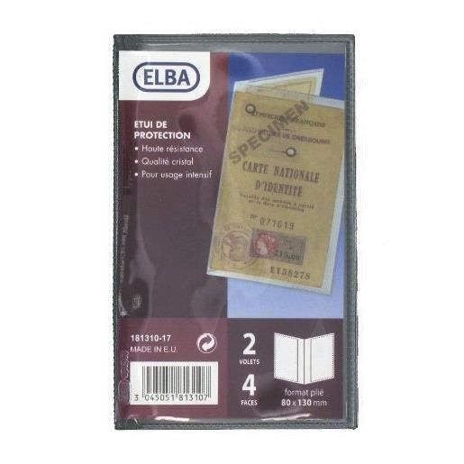 Étui De Protection Pour 10 Cartes Standard 6,5x9,5 Cm - En PVC Incolore, Ultra-résistant, Pour Cartes Bancaires, Vitale, Etc.