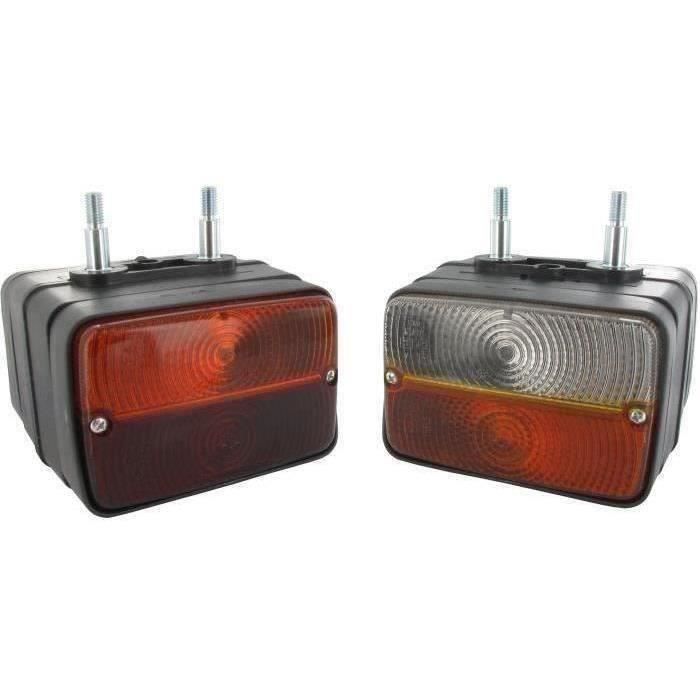 Feu latéral avant/arrière adaptable - L: 120mm, H: 80mm